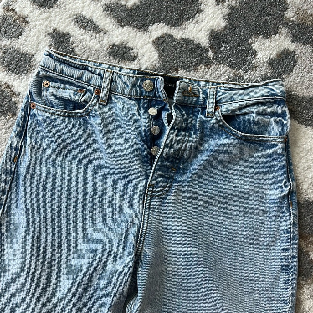 The Kooples High Rise Straight Leg Jean